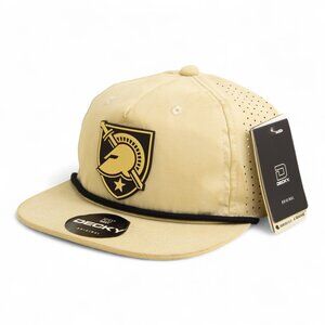 Army Black Knights 3D Perforated Rope Hat- Birch/ Black